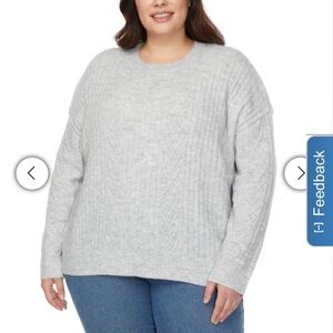 Women's Gray Sweater XXL